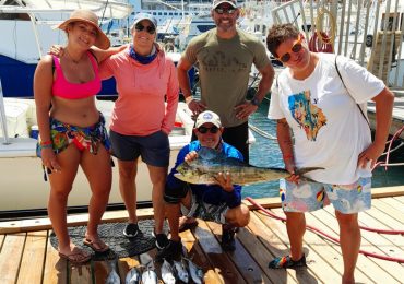 Deep-sea fishing in a charter boat off the coast of Aruba has great rewards.